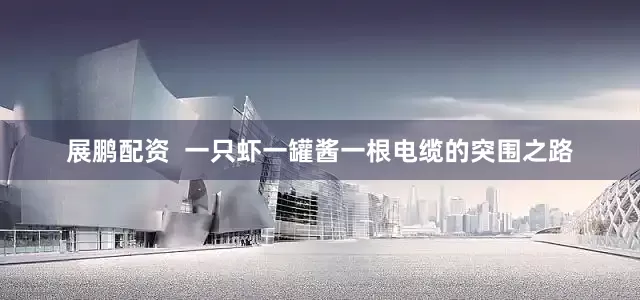展鹏配资  一只虾一罐酱一根电缆的突围之路